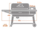 Traeger Ironwood XL Wood Pellet Grill W/ Pop-And-Lock Accessory Rail - TFB93RLG
