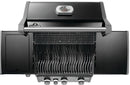 Napoleon Rogue PRO 425 Propane Gas Grill with Infrared Side Burner, Black