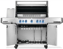 Napoleon Prestige 665 Natural Gas Grill With Infrared Rear Burner And Infrared Side Burner