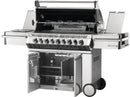 Napoleon Prestige Pro 665 Propane Gas Grill With Infrared Rear Burner And Infrared Side Burner