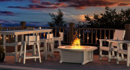 Saddle Bar Stool w/ Back