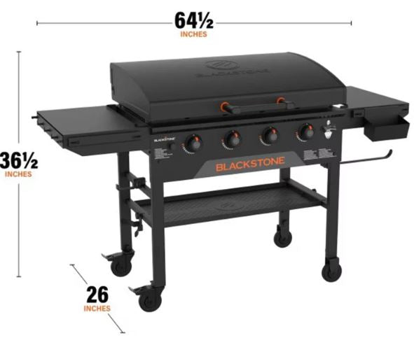 Blackstone 36‑Inch Griddle Station (Model 2322) with Hood &amp; Cover