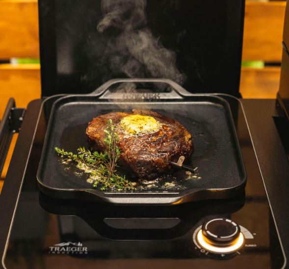 Traeger All-New Timberline Wi-Fi Controlled Wood Pellet Grill W/ WiFire & Built-In Trim Kit - TBB86RLG