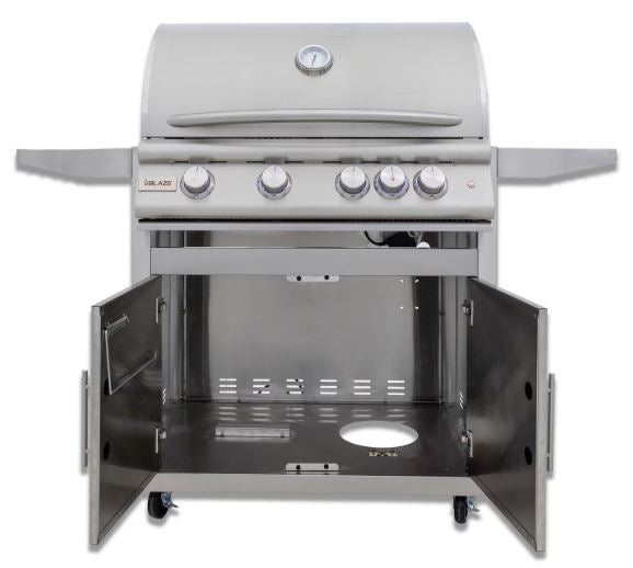 Floor Model Sale Blaze LTE+ 32-Inch 4-Burner Propane Grill w/ Cart