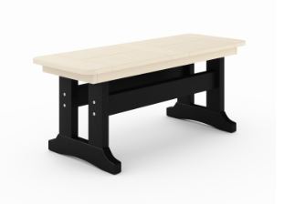 42" Savannah Backless Dining Bench