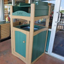 Trash Receptacle w/ tray return (35 Gallon)