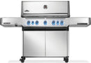 Napoleon Prestige 665 Natural Gas Grill With Infrared Rear Burner And Infrared Side Burner
