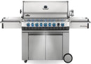 Napoleon Prestige Pro 665 Propane Gas Grill With Infrared Rear Burner And Infrared Side Burner