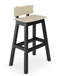 Saddle Bar Stool w/ Back