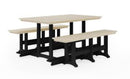 39x72 Picnic Table w/ Bench Counter High