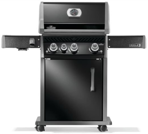 Napoleon Rogue PRO 425 Natural Gas Grill with Infrared Side Burner, Black