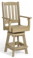 #228B English Garden Swivel Bar Chair