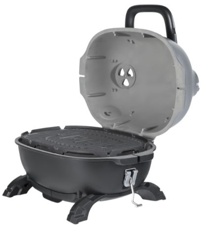 PK Grills PKGO Outdoor Portable Aluminum Charcoal Grill and Smoker Graphite