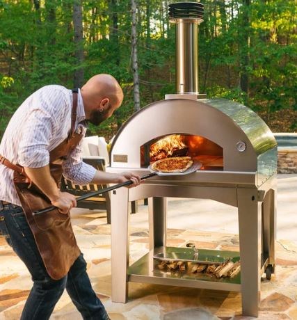 Fontana Forni Mangiafuoco Wood-Fired Oven Stainless