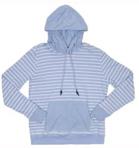 Simply Southern Stripe Lightweight Blue Hoodie