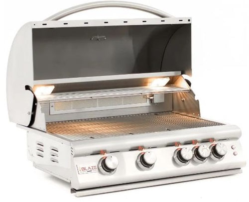 Blaze 32 inch Marine Grade Stainless Steel Built-In Propane Grill with Lights