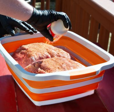 XL BBQ Prep Tub Orange