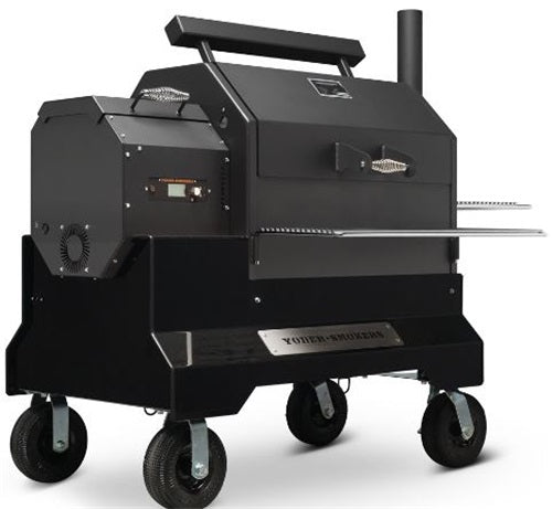 Yoder Smokers YS640S Competition Cart Black - Call 985-231-7278 or email todd@pitstopandoutdoors.com to purchase and/or arrange shipping