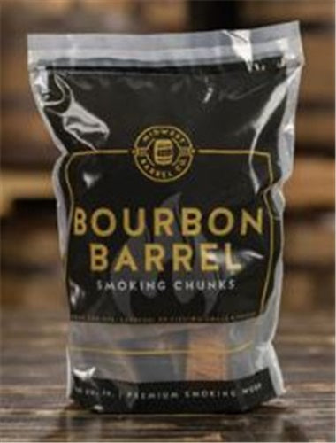 Midwest Barrel Co Bourbon Barrel Smoking Chunks