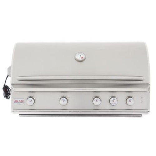 Blaze Professional 44-Inch 4 Burner Built-In Natural Gas Grill With Rear Infrared Burner