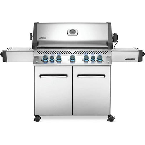 Napoleon Prestige 665 Natural Gas Grill With Infrared Rear Burner And Infrared Side Burner