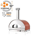 Fontana Forni Mangiafuoco Gas Oven Red