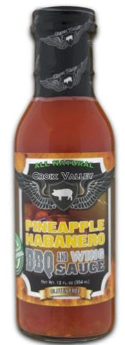 Croix Valley - All Natural and Gluten Free Pineapple Habanero BBQ & Wing Sauce