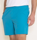 Simply Southern Hula Lined Blue Shorts