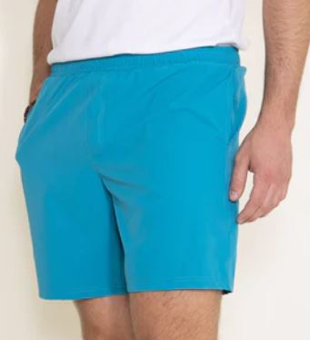 Simply Southern Hula Lined Blue Shorts