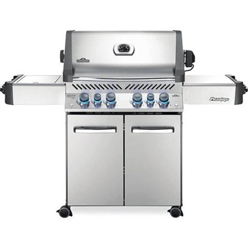 Napoleon Prestige 500 Natural Gas Grill With Infrared Rear Burner And Infrared Side Burner