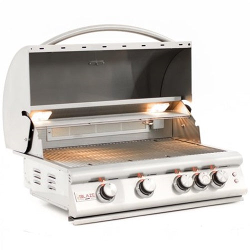 Blaze 32 inch Marine Grade Stainless Steel Built-In Natural Gas Grill with Lights