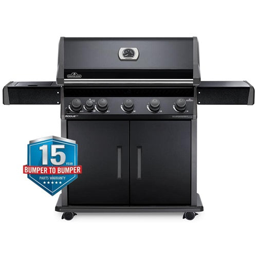 Rogue? XT 625 Propane Gas Grill with Infrared Side Burner, Black