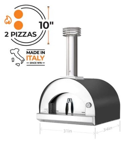 Fontana Forni Margherita Wood-Fired Oven Grey