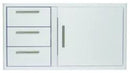 Blaze 39-Inch Access Door and Triple Drawer Combo
