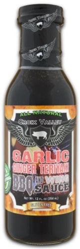 Croix Valley - All Natural and Gluten Free Garlic Ginger Teriyaki BBQ & Wing Sauce