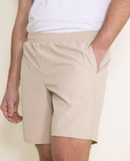 Simply Southern Palm Tree Lined Khaki Shorts