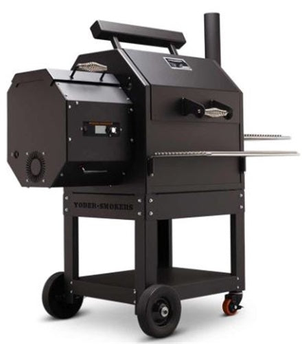 Yoder Smokers YS480S Standard + Stainless Steel Shelves - Call 985-231-7278 or email todd@pitstopandoutdoors.com to purchase and/or arrange shipping