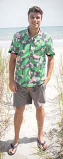 Simply Southern Tropical Print Buttondown Shirt